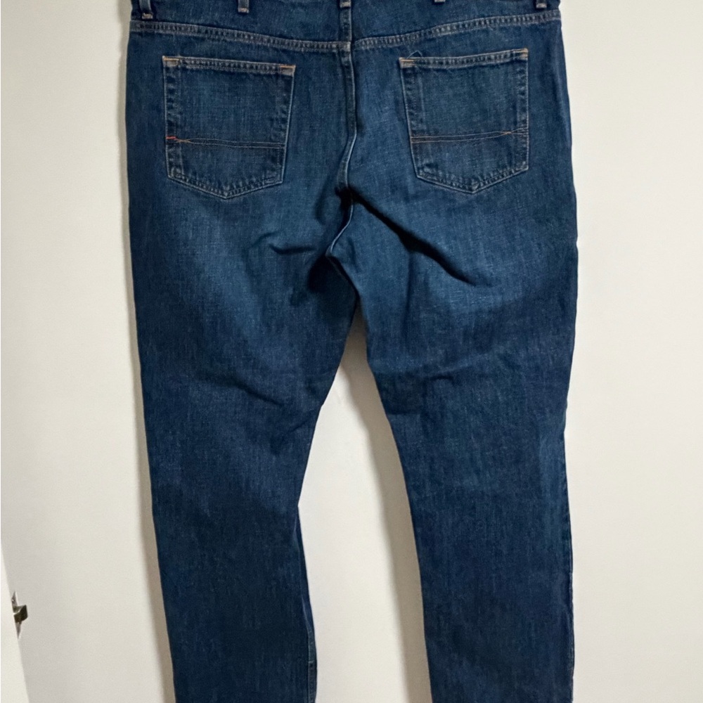 Tommy Hilfiger Men's Dark Blue Straight Jeans - Picture 10 of 16
